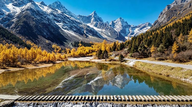 5-Day Autumn Splendor with Guaranteed Jiuzhaigou Entry & Train Tickets: Sanxingdui - Jiuzhaigou & Huanglong by High-Speed Rail - Dujiangyan & Panda Valley - Bipenggou Fall Colors