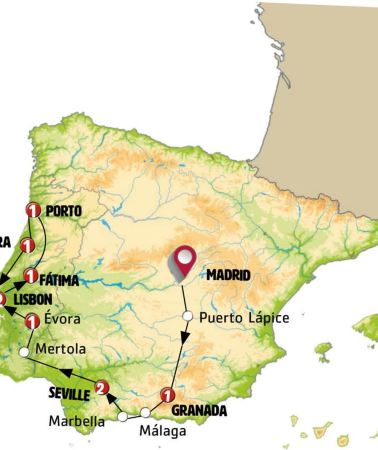 10D9N • Andalusia and Portugal completely