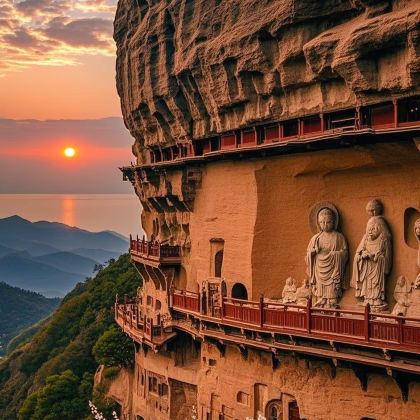 兰州+天水+甘南+麦积山石窟+扎尕那+莲宝叶则景区8日7晚拼小团