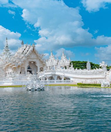 5D4N • Chiang Mai & Chiang Rai: join-in Doi Inthanon day trip, Blue & White Temple day tour by private car, Doi Suthep & Old City, Mae Taeng Elephant Camp & bamboo rafting