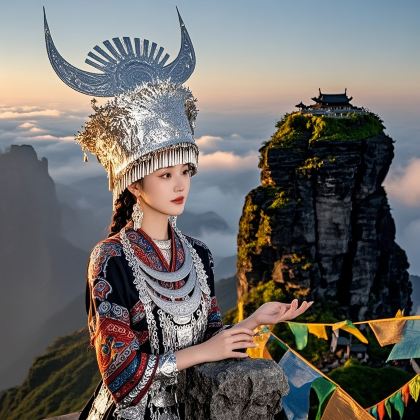 贵州黄果树景区+西江千户苗寨+荔波+梵净山+镇远古城4日3晚拼小团