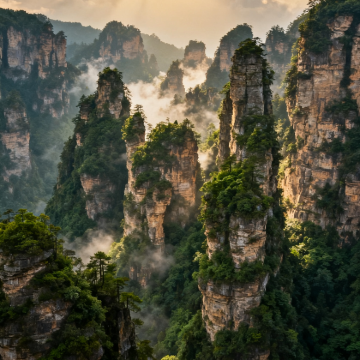 张家界+天门山+凤凰4日3晚跟团游