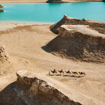 兰州+青海湖景区+茶卡盐湖+敦煌+张掖8日7晚拼小团