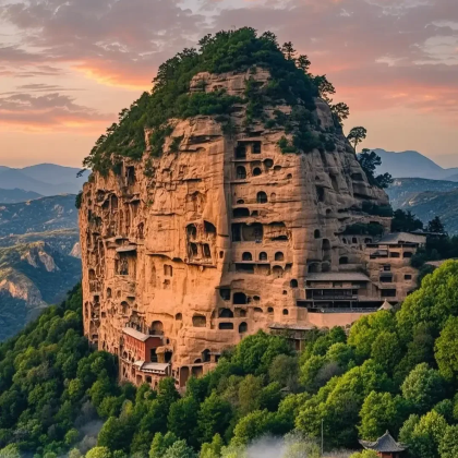 甘肃麦积山石窟+崆峒山4日3晚拼小团