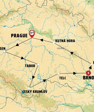 7D6N • Bohemia and Moravia