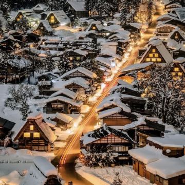 日本名古屋+下吕市+飞弹高地+白川乡+金泽+富山7日6晚拼小团