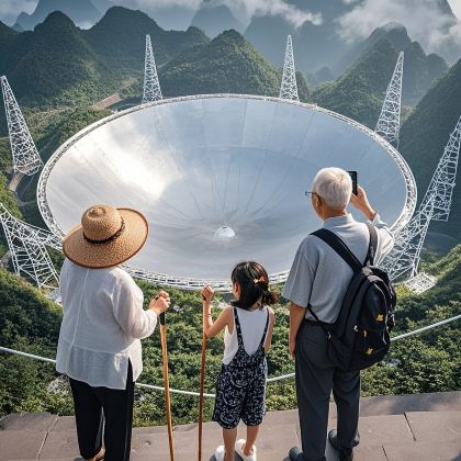 贵州黄果树景区+荔波+西江千户苗寨+中国天眼景区5日4晚拼小团