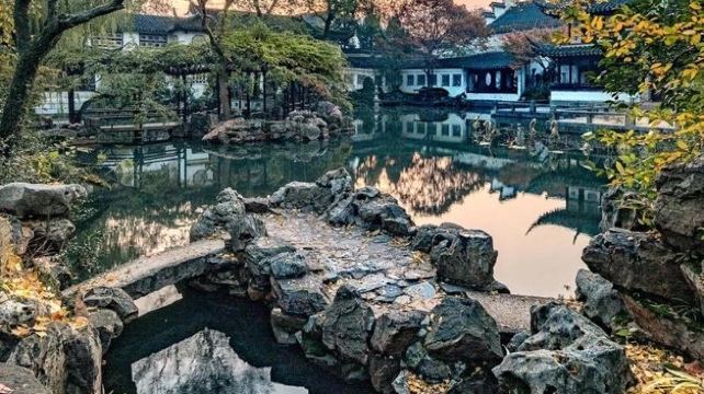 5-Day China Jiangnan Cultural Private Tour from Suzhou to Hangzhou· Hanshan Temple, Shantang Street, Lion Grove Garden, West Lake and Lingyin Temple
