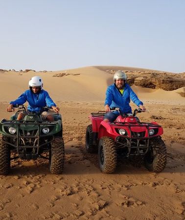 2D1N • Essaouira P17: Quad ride dunes beaches free transfer.