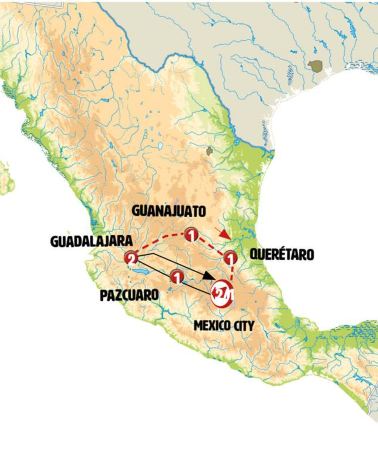 7D6N • Capitals of Mexico