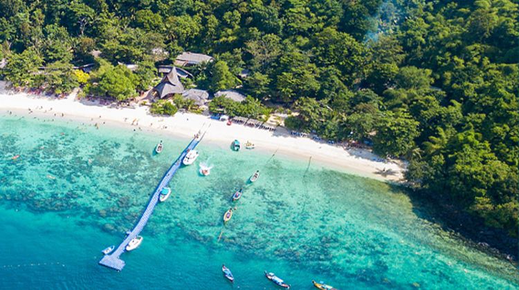 泰國普吉島6日5晚跟團遊·9人團離島別墅+無購物+2晚藍灣泳池別墅+大堡礁浮潛+餵魚+大小PP島出海+大象保護營
