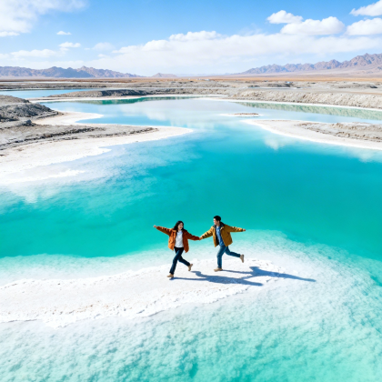 青海湖景区+茶卡盐湖+水上雅丹+察尔汗盐湖+敦煌+张掖9日8晚私家团