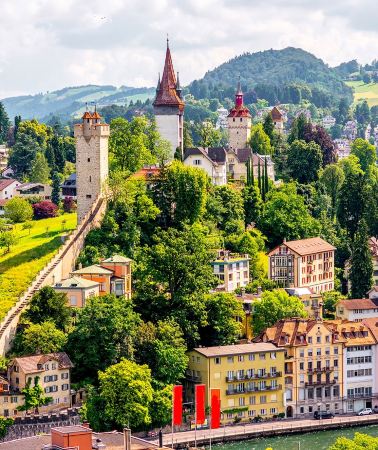 7D6N • Italy and France Tour with Hotels: From Paris to Luzern, Milan, Venice, Rome, Florence, Nice,Cannes