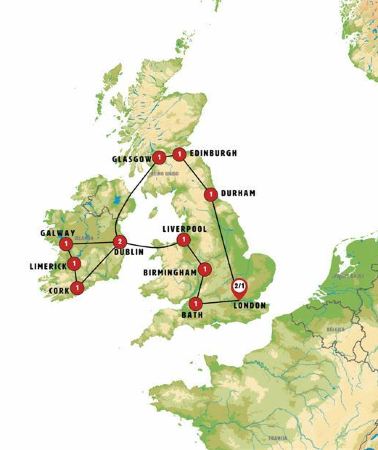 17D16N • London, Scotland, Ireland, and Southern England
