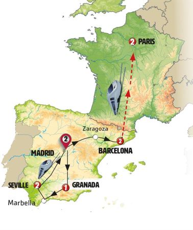 10D9N • Classical Spain with Paris GO