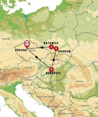 9D8N • Czech Republic, Budapest, and Heart of Poland, Ending in Prague