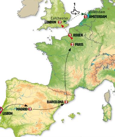 12D11N • From Lisbon to Paris with London