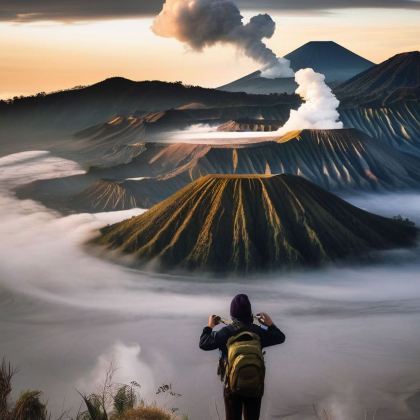 印度尼西亚巴厘岛+布罗莫火山+伊真火山+罗威纳海滩+佩妮达岛6日5晚自由行