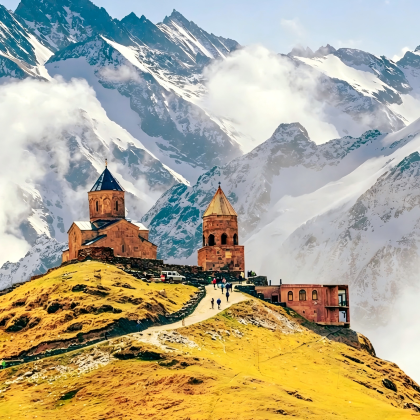 格鲁吉亚西格纳吉+第比利斯+古多里+库塔伊西+巴统+卡兹贝吉9日7晚跟团游