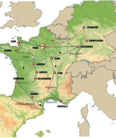 15D14N • French passion and the Black Forest