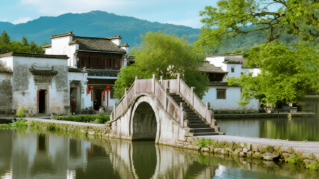 黄山+宏村2日1晚跟团游·冬游黄山+赏雾凇云海+慢游宏村+品徽州年俗+宿市区商圈4钻酒店+赠黄山往返景交车