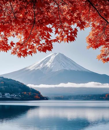 10D9N • Autumn foliage journey: Shinjuku Gyoen National Garden + Rikugien Gardens + Mt. Fuji & Lake Kawaguchi + Kiyomizu-dera: Sagano Romantic Train, Eikando Night Illumination & Osaka City Highlights