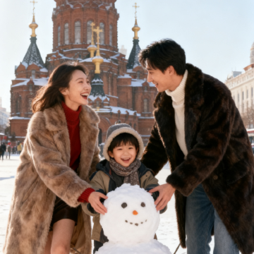 哈尔滨+漠河+长白山+延吉9日8晚私家团