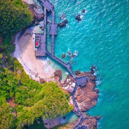 广西北海+涠洲岛+北海银滩景区+北海老街+鳄鱼山景区-火山口地质公园+涠洲盛塘天主教堂6日5晚拼小团