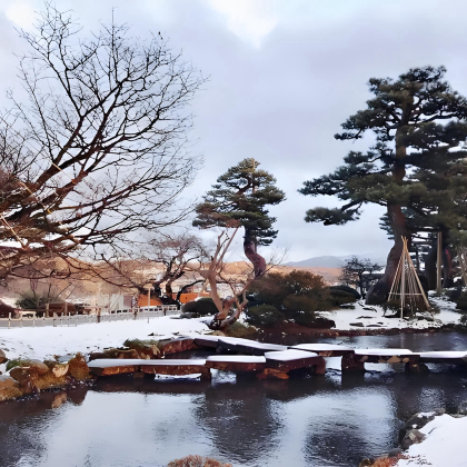 日本名古屋+高山市+松本市+长野市+下吕温泉+白川乡+兼六园+新穗高缆车+户隐神社+云场池8日7晚拼小团