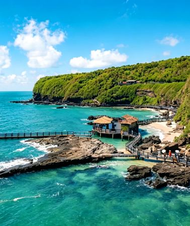 5D4N • China + Guangxi + Nanning + Detian Transnational Waterfall Scenic Spot + Tongling Grand Canyon + Weizhou Island + Beihai