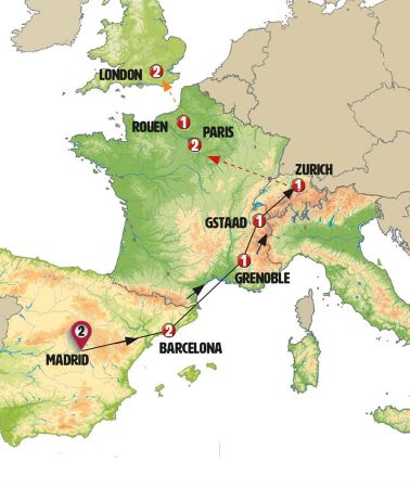 13D12N • Essential Europe end London