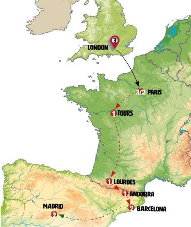 7D6N • From London To Paris