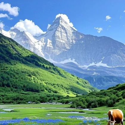 成都+稻城亚丁+新都桥+四姑娘山景区6日5晚私家团