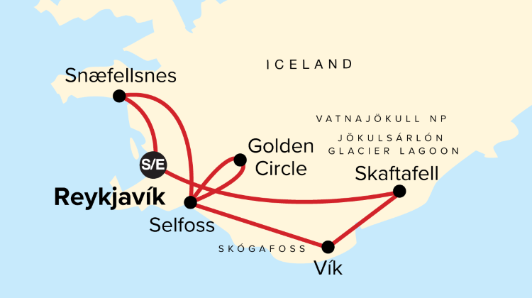 9-Day Iceland Adventure from Reykjavik·Glacier Walk, Golden Circle, Snæfellsnes & Krauma Spa