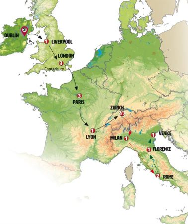 19D18N • Crossing Europe