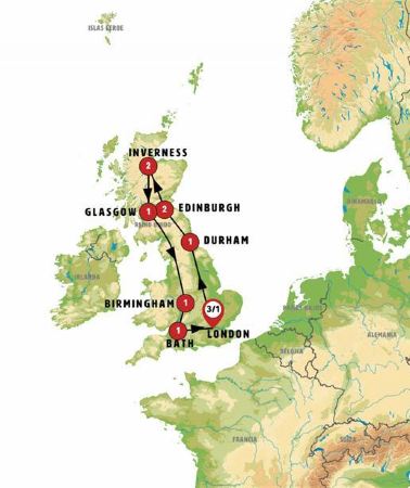 13D12N • London, the Highlands, and Southern England