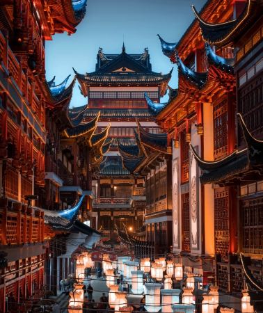 2D • China + Shanghai + Huangshan Mountain Shimen Canyon