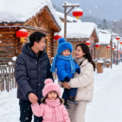 哈尔滨+亚布力滑雪旅游度假区+雪乡5日4晚私家团