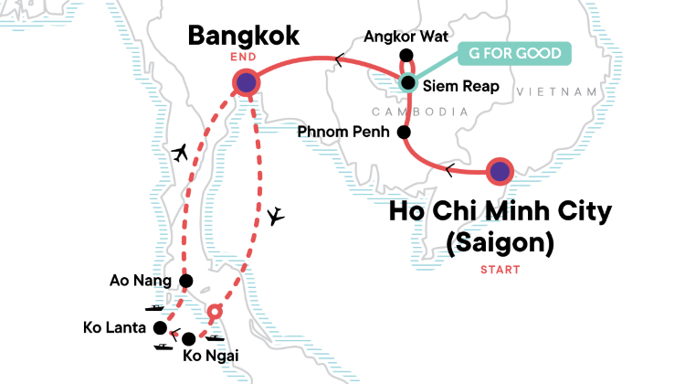 16-Day Classic Cambodia and Thai Islands – West Coast