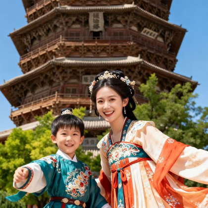 山西太原+五台山+大同+平遥县+壶口瀑布8日7晚拼小团