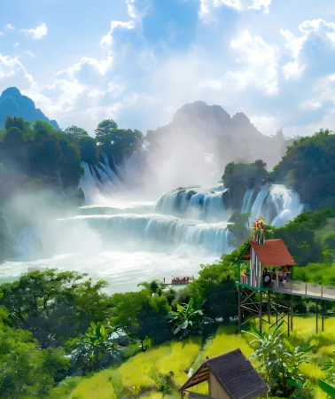 5D4N • China + Guangxi + Nanning + Detian Transnational Waterfall Scenic Spot + Tongling Grand Canyon + Dongnayuwan Scenic Area