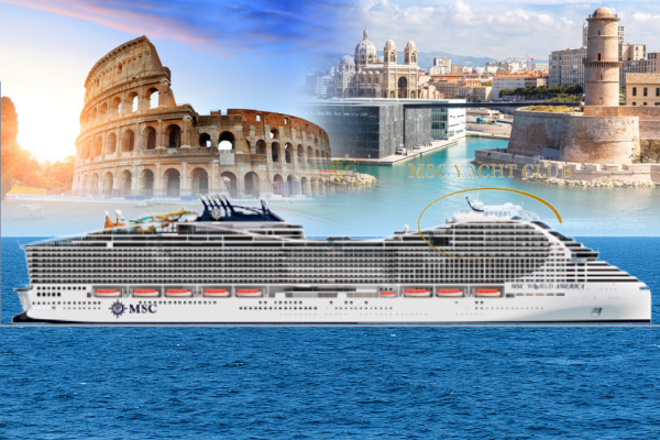 8 days · Mediterranean · Messina - Valletta - Barcelona - Marseille - Genoa - Rome - Messina