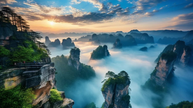 2D1N · Group Tours · Zhangjiajie + Tianmen Mountain National Forest Park + Zhangjiajie National Forest Park