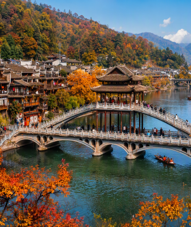 4D3N • Best of Zhangjiajie & Fenghuang · Avatar Mountains + Tianmen Mountain: Miao Costume Experience · 1–8 Guests · Free Drone Video & Scenic Area Transport