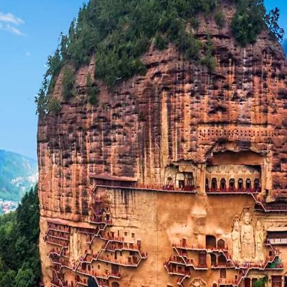 天水+甘南+麦积山石窟+甘加秘境+九曲黄河第一湾+官鹅沟大景区+扎尕那+若尔盖花湖生态旅游区8日7晚跟团游