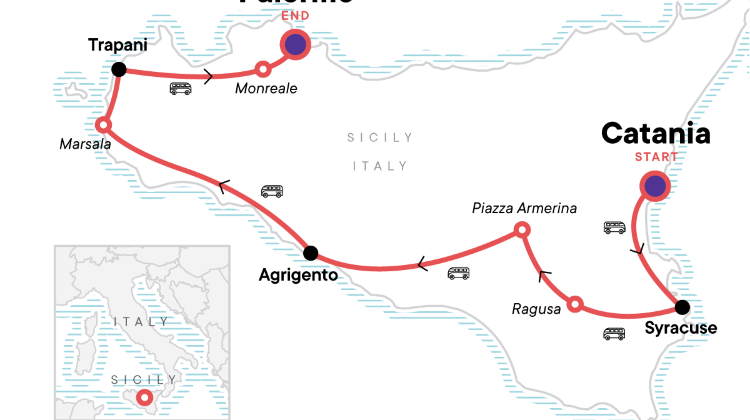 8-Day Southern Sicily Tour from Catania to Palermo·Valley of the Temples, Roman Mosaics & Arancini Class