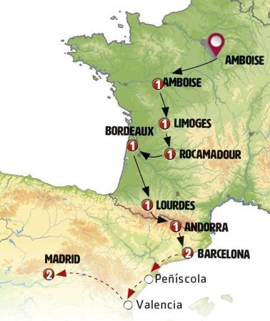 11D10N • France and Spain