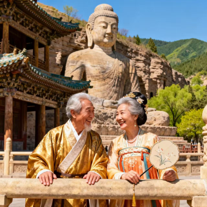 山西大同+云冈石窟+悬空寺+应县木塔景区3日2晚拼小团