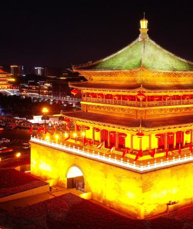 5天4晚 • 西安秦始皇帝陵博物院（兵馬俑）＆延安壺口瀑布國家地質公園＋輕鬆遊＆贈西安千古演出＆升級專車接送＋免費使用隨身WIFI＆轉換插頭＋可協助代訂火車票