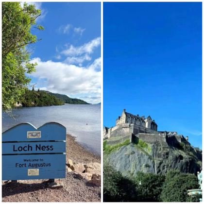 爱丁堡＋威廉堡＋格伦菲南高架桥＋尼斯湖游船7日6晚拼小团